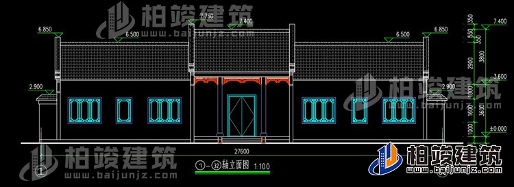 正立面图