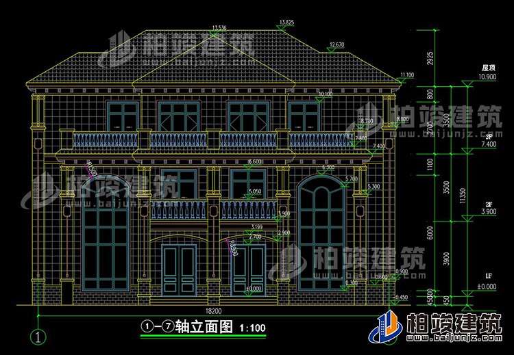 正立面图